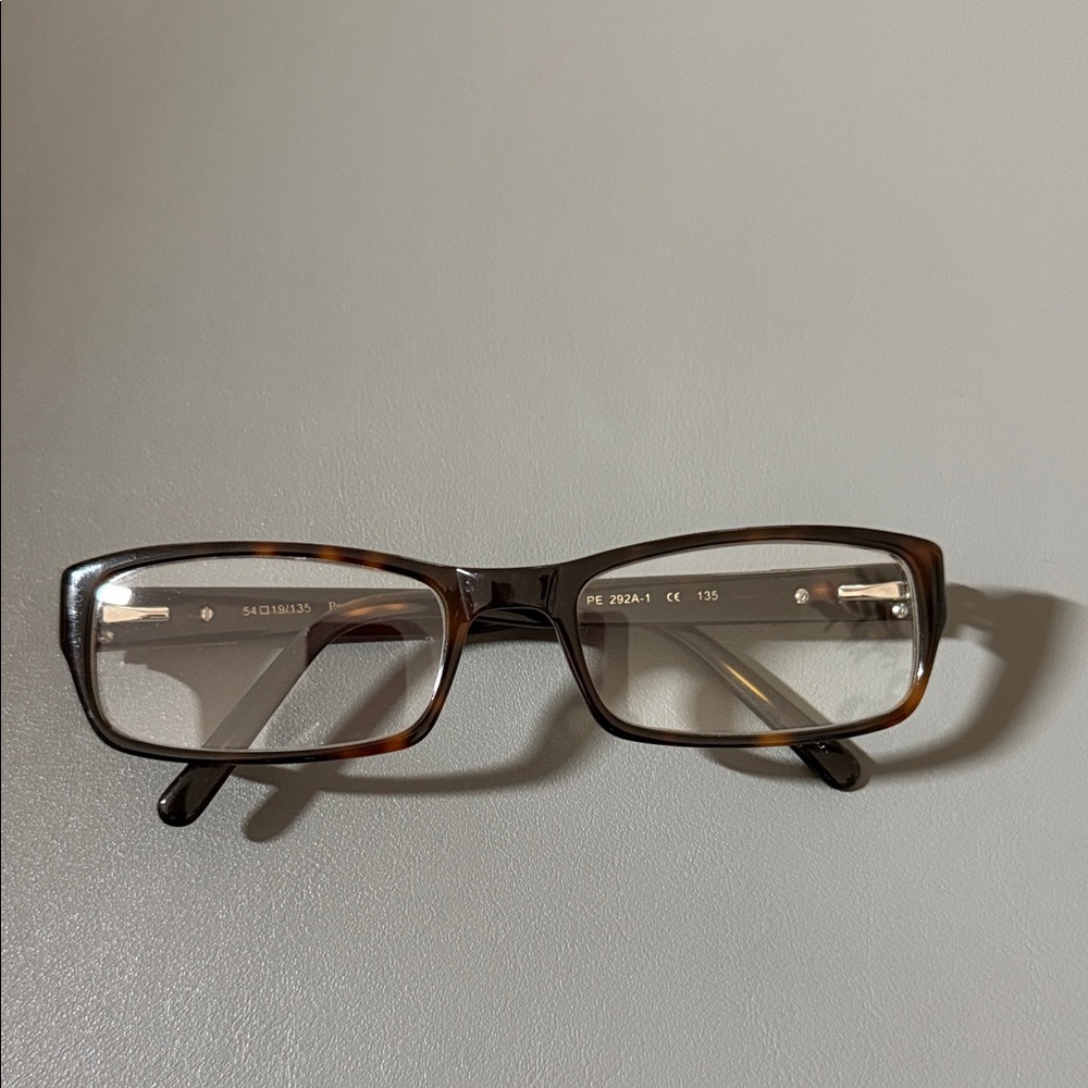 Perry Ellis Brown Rectangular Glasses - image 1